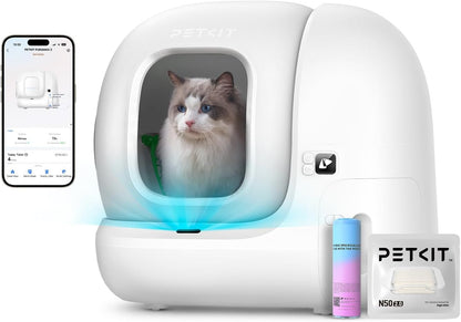 PETKIT PuraMax 2 Automatic Self-Cleaning Cat Litter Box – Anti-Leakage Design & Advanced Odor Control